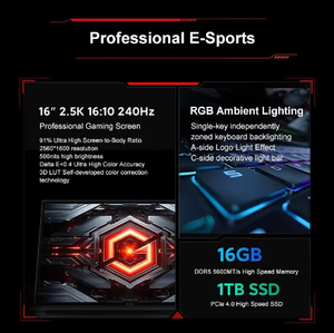 Vente chaude Xiao mi Redmi G Pro 2024 <span class=keywords><strong>Ordinateur</strong></span> <span class=keywords><strong>portable</strong></span> de jeu 16 pouces i9-14900HX + RTX4060 L'<span class=keywords><strong>ordinateur</strong></span> <span class=keywords><strong>portable</strong></span> phare de jeu <span class=keywords><strong>le</strong></span> <span class=keywords><strong>plus</strong></span> rentable - Product Image 3