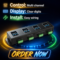 Nuevos Atenuadores 16CH 12-24V DMX512 Decodificador LED Controlador Dmx de 16 Canales