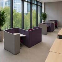 Cabines de bureau modulaires insonorisées, cloisons de bureau pour studio acoustique musical, cabine de réunion, isolation acoustique, cloison de bureau