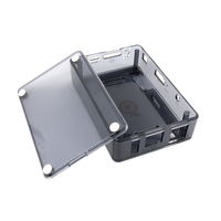 Boîtier de protection transparent noir en ABS pour Orange Pi PC, PC2 et PC Plus, accessoires électroniques