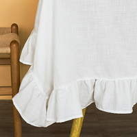 Nappe de Table Blanc 100% Coton Vintage Mantel de Lujo Nappe Coton Lin Pour Cuisine Dîner