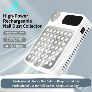 Aspirateur de poussière pour ongles professionnel, aspiration puissante, affichage LED, vitesse réglable, filtre réutilisable pour salon et domicile - Product Image 5