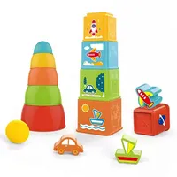 10 комбинированных игрушек для малышей Стеклянные стопки для 1-летних детей