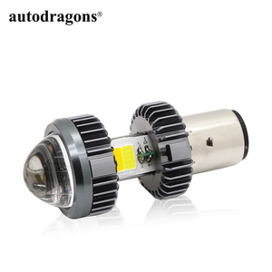 Phares de moto Autodragons LED BA20D H4, ampoules à faisceau haut et bas, moto 3000K 6000K, phare LED bicolore pour moto - Product Image 4