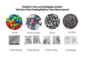 Paquete automático de bolsas individuales Softgel Gummy Bear Candy Tablet Sachet Máquina empacadora de conteo para azúcar - Product Image 6