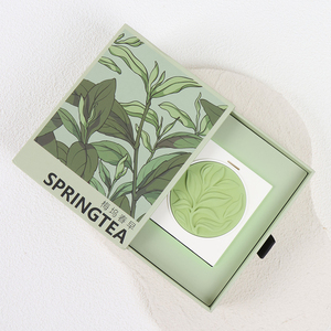 Set Corrugated Board Gold Foil Embossing Vanishing Matt Lamination UV Coating Print Sponge Luxury Unique Matcha Gift <b>Box</b> - Product Image 2