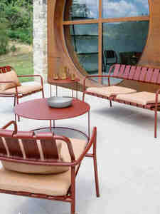 Ensemble de <span class=keywords><strong>bistro</strong></span> d'extérieur en fer moderne, table et chaises de 4 pièces pour cour Villa Milk Tea Cafe - Product Image 4