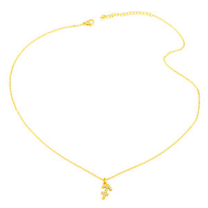 Nouveau collier croisé avec symbole de gardien chanceux pour femme, 12 constellations, pendentif clavicule - Product Image 5