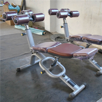 ASM-T1028 Banc abdominal professionnel réglable pour entraînement de force et de sécurité, machine de musculation commerciale pour salle de sport
