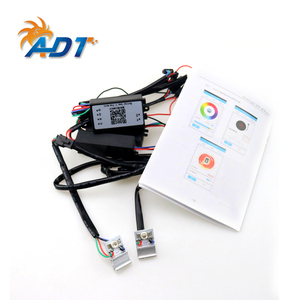 Feux LED RGB pour voiture, yeux d'ange et yeux de démon, contrôlables par application ADT, changement de couleur - Product Image 1