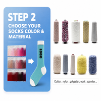 Chaussettes douillettes personnalisées en coton chaud pour l'hiver, chaussettes confortables pour la maison, fabricant OEM ODM