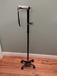 Bastone da passeggio pieghevole pieghevole per maggiore equilibrio e stabilità regolabile pieghevole per adulti anziani destri o mancini - Product Image 6