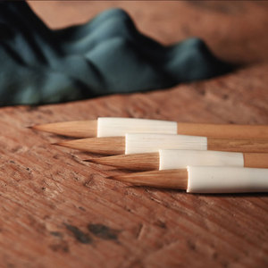 <span class=keywords><strong>Pinceau</strong></span> à eau <span class=keywords><strong>rechargeable</strong></span> en bambou naturel pour la pratique <span class=keywords><strong>de</strong></span> la calligraphie chinoise, ensemble artistique écologique - Product Image 5