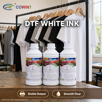 Impression textile personnalisée Cowint pour t-shirts, haute couvrance, fluide et extensible, durée de vie de 12 mois pour imprimante