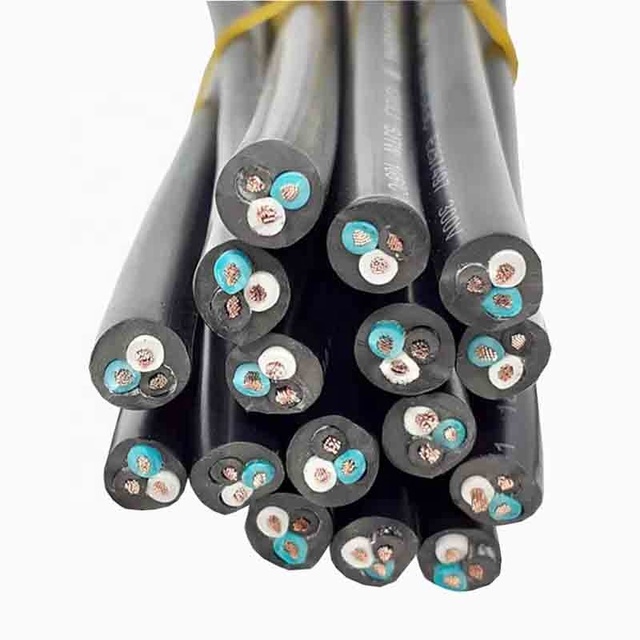 Japanese Standard AC Power Cable VCTF HVCTF Pure Copper 1.25 or 2.0 square Three Core Sheathed Cable PSE Certified