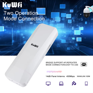 Kuwfi 3km <span class=keywords><strong>5.8G</strong></span> 450Mbps RJ45 cổng ngoài trời không thấm nước tầm xa điểm đến điểm có được truy cập internet không dây cầu cho các tòa nhà - Product Image 3