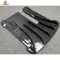 Diffuseur arrière en fibre de carbone style Nismo pour Nissan R35 GTR 2008-2016, lèvre de pare-chocs avec canards et éclairage LED