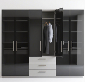 Armoire <span class=keywords><strong>à</strong></span> montage facile : Rangement robuste et moderne pour <span class=keywords><strong>chambre</strong></span> et logements locatifs - Product Image 2