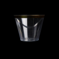Gobelets en plastique jetables transparents de qualité supérieure de 9 oz pour jus et communion, usage polyvalent pour les fêtes et les boissons quotidiennes
