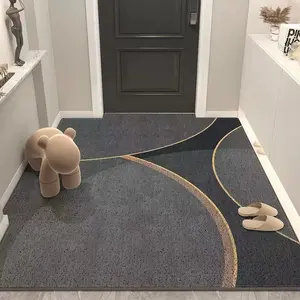 <span class=keywords><strong>Tapis</strong></span> de porte de luxe en fil métallique, <span class=keywords><strong>tapis</strong></span> d'entrée <span class=keywords><strong>intérieur</strong></span> antidérapant avec lignes de luxe légères, peut être frotté - Product Image 2