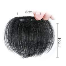 วิกผมหน้าม้าสีดำสำหรับผู้ชายขอบแบบพรีเมียม - Product Image 1