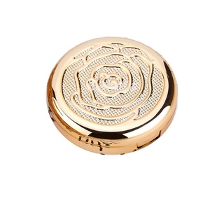<span class=keywords><strong>Estuche</strong></span> Vacío <span class=keywords><strong>para</strong></span> Sombra de Ojos Dorado, Compacto Individual <span class=keywords><strong>para</strong></span> Colorete Cosmético, Contenedor de Maquillaje en Polvo, Diámetro 40mm, <span class=keywords><strong>Estuche</strong></span> <span class=keywords><strong>para</strong></span> Lápiz Labial - Product Image 3