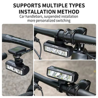 Équipement de VTT, éclairage avant pour vélo, éclairage de route nocturne, alliage d'aluminium, étanche, 1700 lumens, éclairage de vélo
