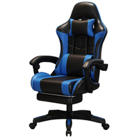 Chaise de jeu confortable avancée, chaise longue réglable, pieds extensibles, chaise de bureau ergonomique économique