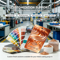 Produits métalliques d'ameublement intérieur de couleur personnalisée, surface enduite d'un revêtement en poudre époxy-polyester, revêtement thermique et peinture