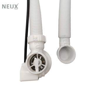 Scarico per Vasca da Bagno in Plastica Flessibile con Filtro Cromato e Troppopieno, Vendita all'Ingrosso - Product Image 2