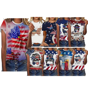 Hot Sale Custom <strong>Cowgirl</strong> <strong>Shirts</strong> Women Casual Short Sleeves T-<strong>shirts</strong> Graphic Tees Tops - Product Image 1