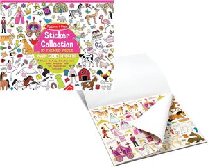 Melissa & Doug <b>Sticker</b> <b>Collection</b> <b>Book</b>: Princesses, Tea Party, Animals, and More - 500+ <b>Stickers</b> - FSC Certified - Product Image 3