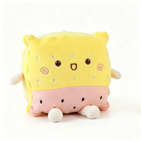 Op maat gemaakte squishy knuffel, grappige pluche snoepjes, verzamelbaar kinder cartoon voedsel knuffel ornament