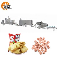 Machine d'extrusion entièrement automatique pour la fabrication de snacks soufflés, bâtonnets creux de riz et de maïs