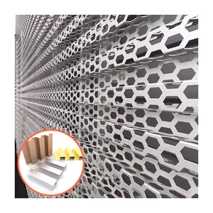 Aluminum Great Wall Plate Metal Clad Groove Wall Panel
