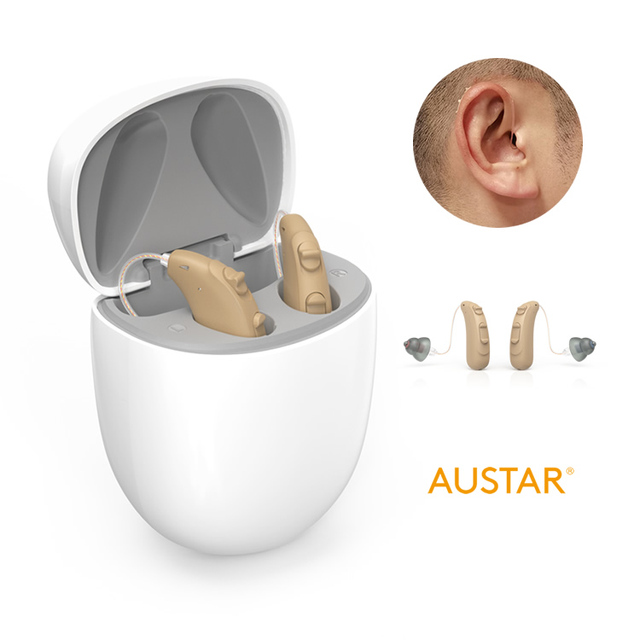 Cadenza E7 Medical Rechargeable Hearing Aid for Seniors, Severe Hearing Loss Deafness Adults