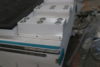 Kit de routeur CNC pour bois ATC en acrylique/bois, machine avec moteur servo Syntec, zone de travail unique de 1300x2500mm, prix agent usine