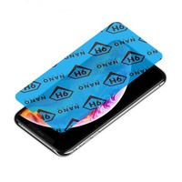 Protection d'écran en verre trempé nano HD 9H anti-traces de doigts pour iPhone X/XS/11/12/13/14/15/16/17 Pro Max Plus Air