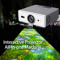 Système de projection interactive 3D pour salle de projection, projecteur holographique, affichage mural et au sol à 360 degrés pour centre de divertissement