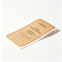 Étiquettes personnalisées en vinyle imperméables et écologiques pour shampoing, rouleau d'autocollants vintage rustiques auto-adhésifs pour bouteilles de soins capillaires naturels