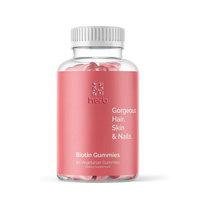 Suplemento Vitamínico para el Crecimiento del Cabello para Adultos de Marca Privada con Biotina y Colágeno para la Salud del Cabello, la Piel y las Uñas, Gomitas con Sabor Personalizado - Product Image 1