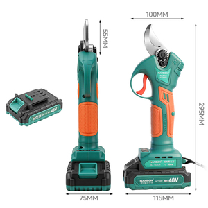 Nouvelles cisailles de jardin rechargeables au lithium 140424, moteur sans balais, coupe fluide et puissante pour un entretien efficace du jardin - Product Image 6