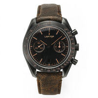 Montre mécanique automatique multifonctionnelle de luxe haut de gamme pour homme, boîtier en céramique, chronographe, calendrier, haute qualité