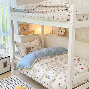 High End Customized 3 Piece 100% Cotton Student <b>Single</b> Size Printed Comforter <b>Bedding</b> Set for Home Use - Product Image 3