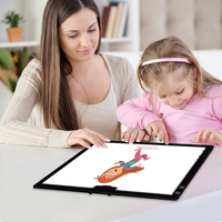 Tablette lumineuse LED rechargeable USB-C avec support magnétique pour papier, 3 températures de couleur, pour bureau