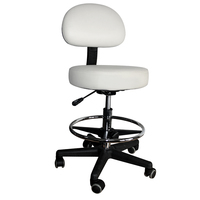 Chaise de laboratoire antistatique réglable en hauteur avec chaise ESD Back School Chaise d'hôpital dentaire de clinique de laboratoire de tatouage de salle blanche