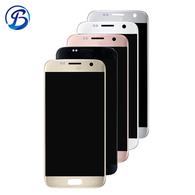 SUPER AMOLED LCD for Samsung Galaxy S7 G930 SM-G930F G930F LCD Display With Touch Screen Digitizer Replacement With Burns
