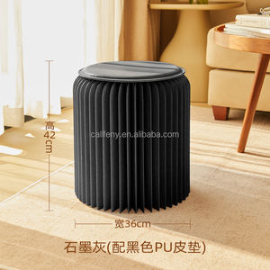 Callfeny sedia di carta flessibile 42cm sgabelli da bar di carta sedia pieghevole risparmio di spazio mobili per la casa - Product Image 4