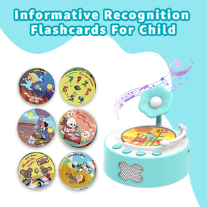 Mini Gramófono Interactivo, Máquina <span class=keywords><strong>de</strong></span> Cuentos, Juguete Educativo Musical con Batería <span class=keywords><strong>de</strong></span> Litio y Lectura en Inglés para Niños <span class=keywords><strong>de</strong></span> 2 a 4 Años - Product Image 5
