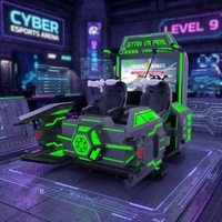 Équipement de jeu de combat en réalité virtuelle à 2 places, expérience de vol interactive pour les centres de divertissement familial et les salles de jeux intérieures
